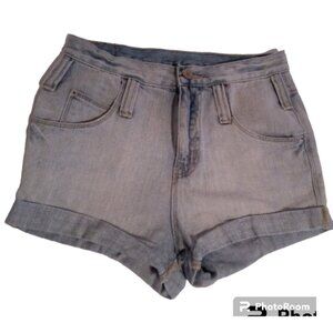 BDG high rise denim booty shorts waist 29"